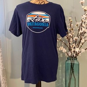 Patagonia Slim Fit "Patagonia Snowmass" Graphic T Shirt